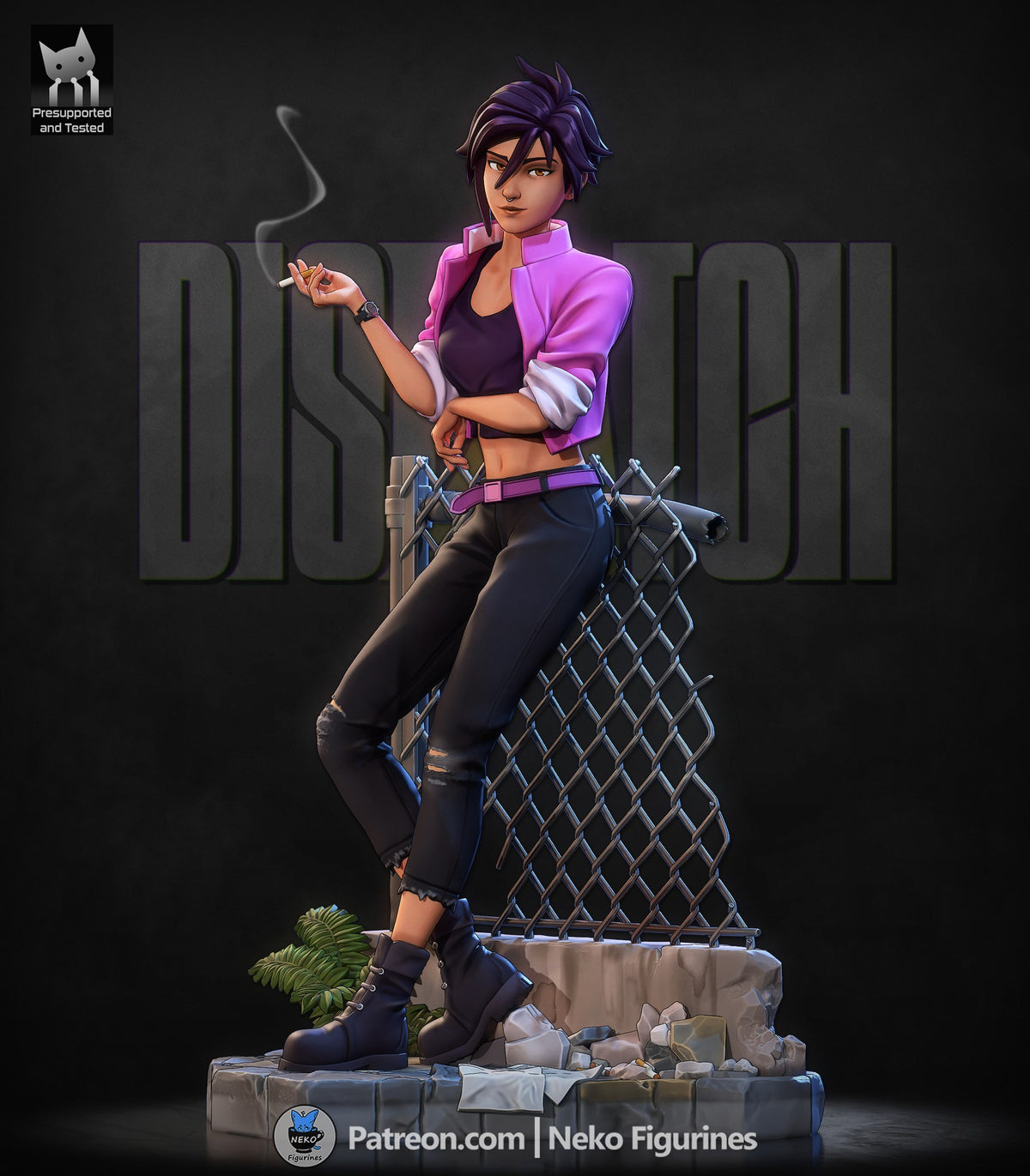 Invisigal (Dispatch) resin figure