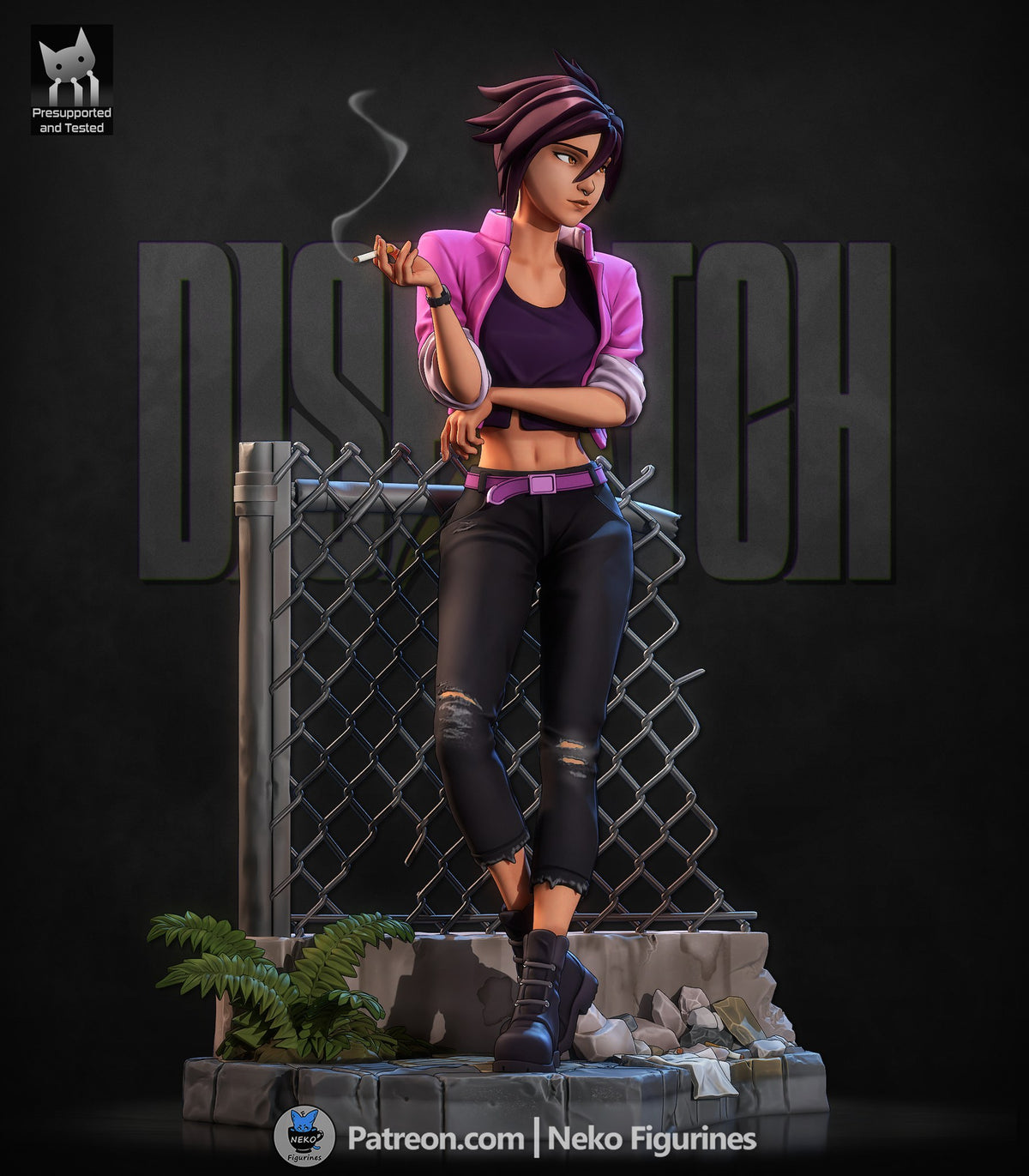 Invisigal (Dispatch) resin figure