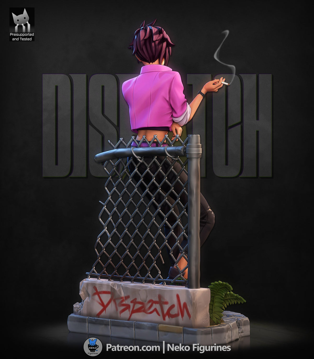 Invisigal (Dispatch) resin figure