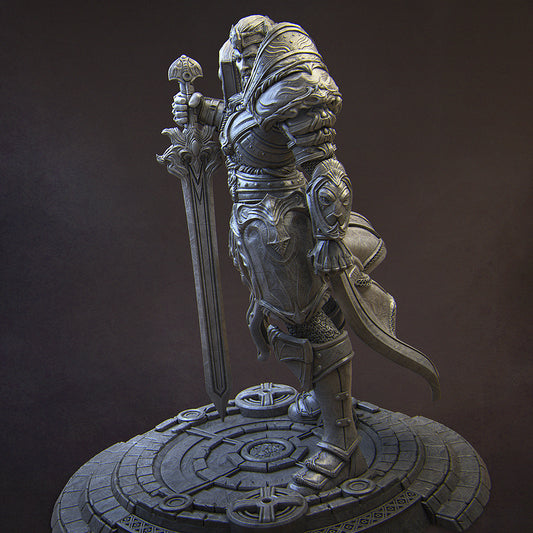 Itrek, Paladin of the Dawn | 100mm & 140mm | 3D Printed Bust | Art Piece | Nerikson | Nerdy Creations
