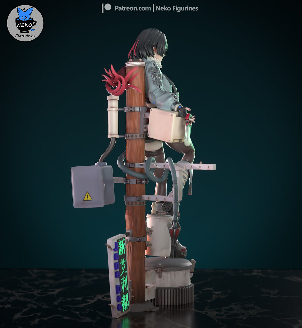 Jane Doe resin figure