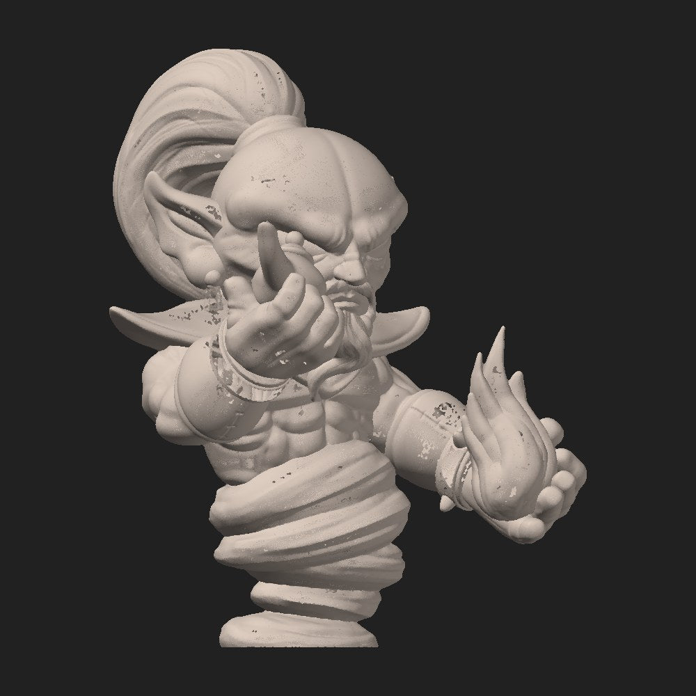 Jafar resin figure