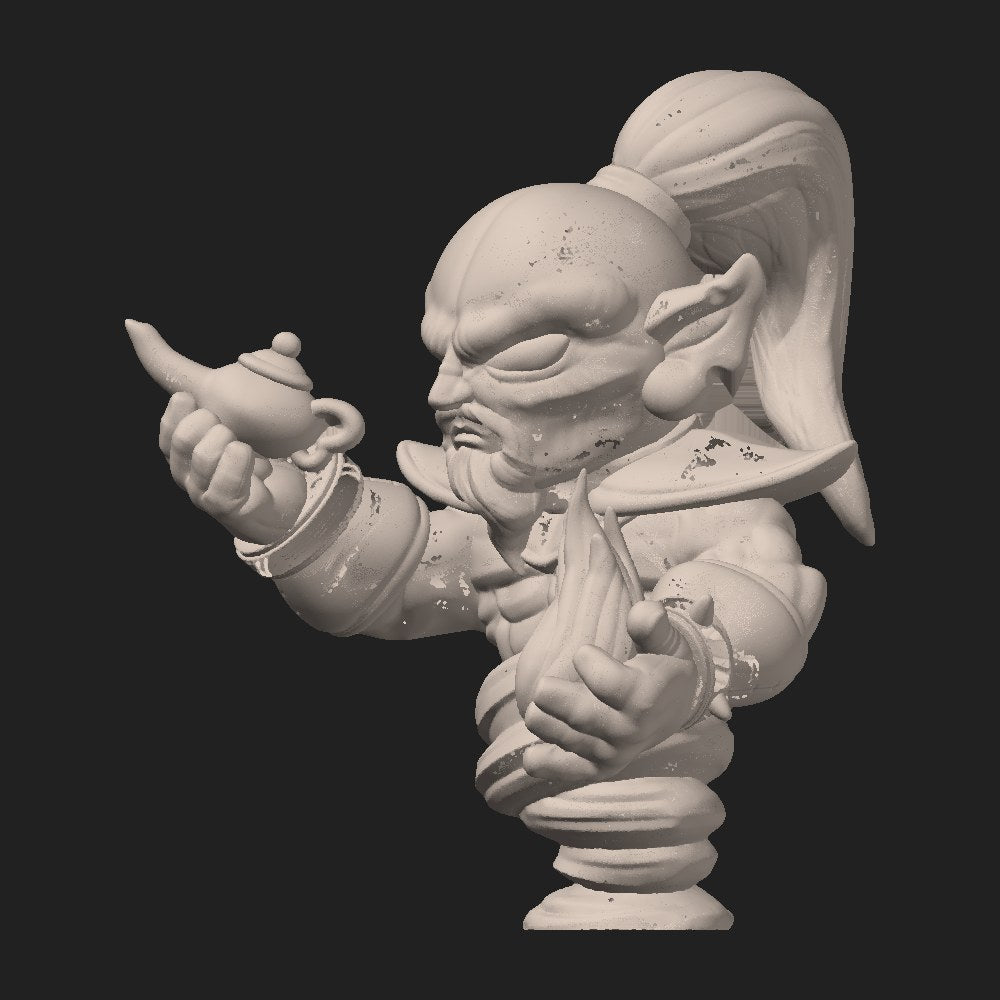 Jafar resin figure