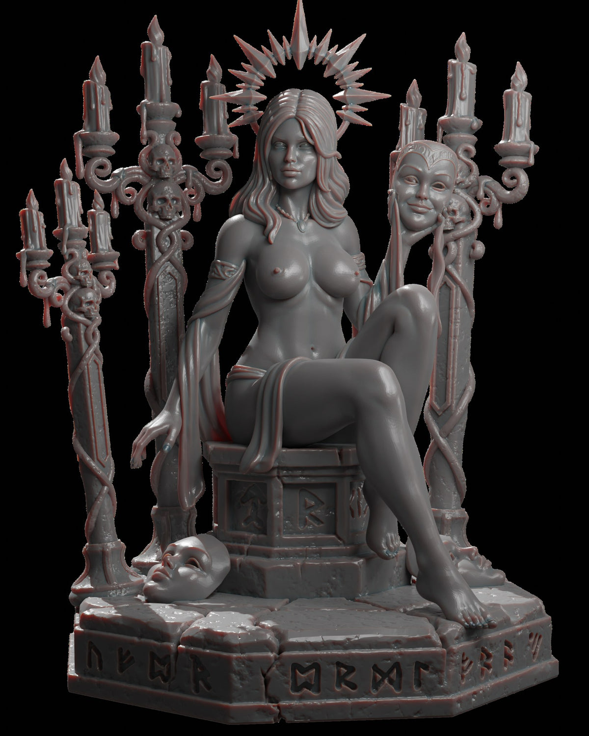 Goddess of Deception resin figure