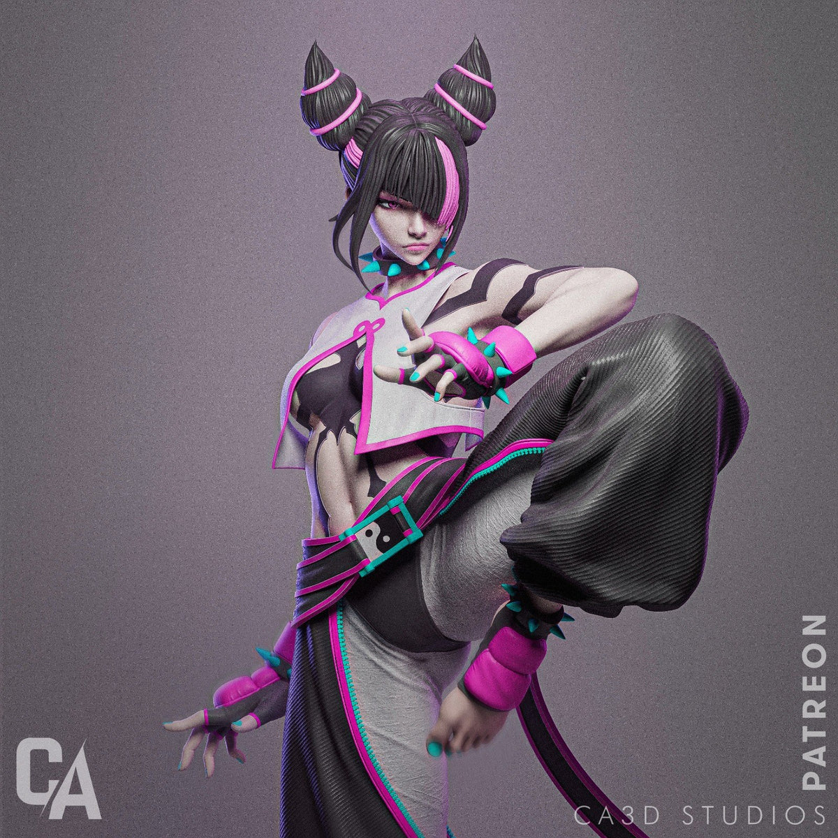 Juri Han resin figure