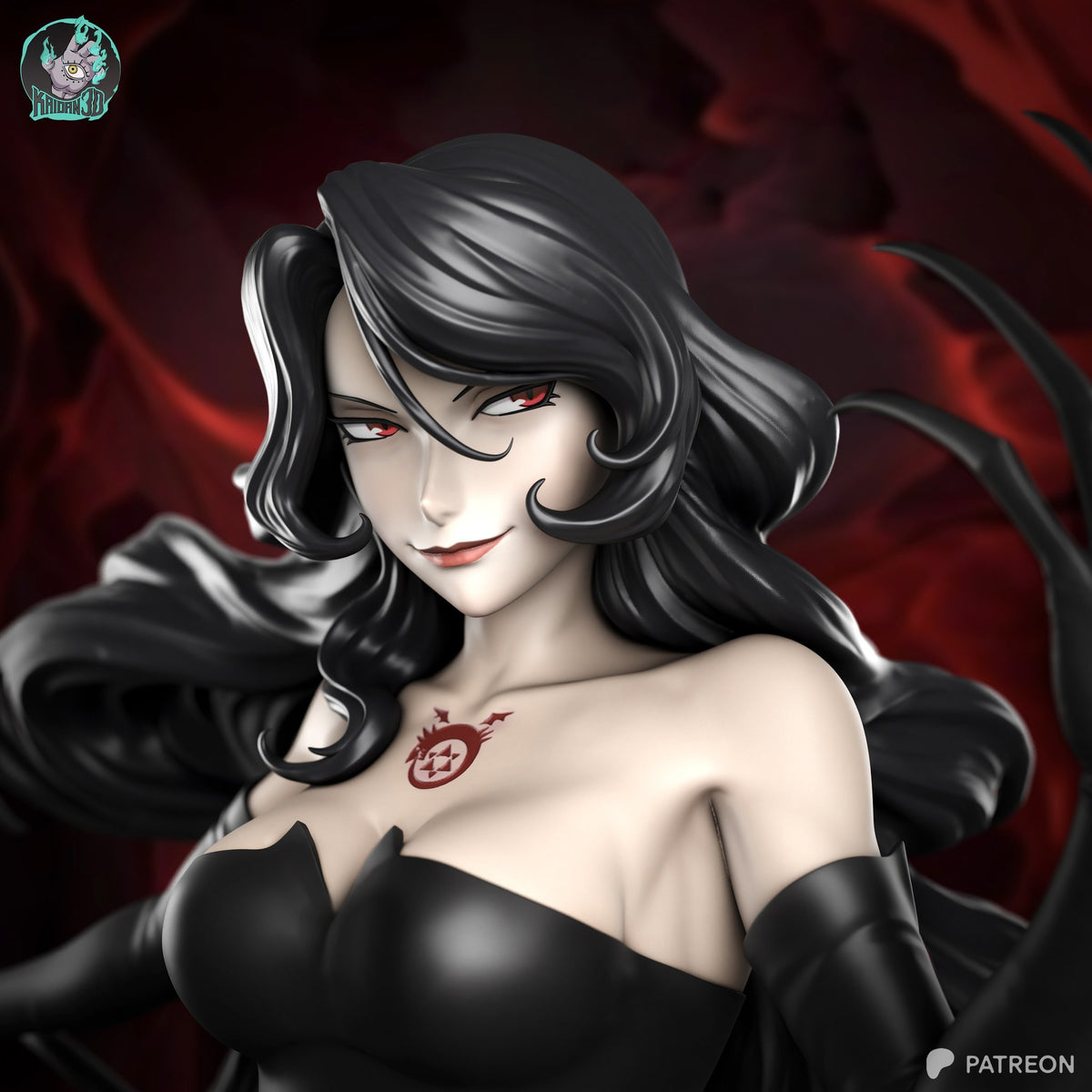 Lust resin figure