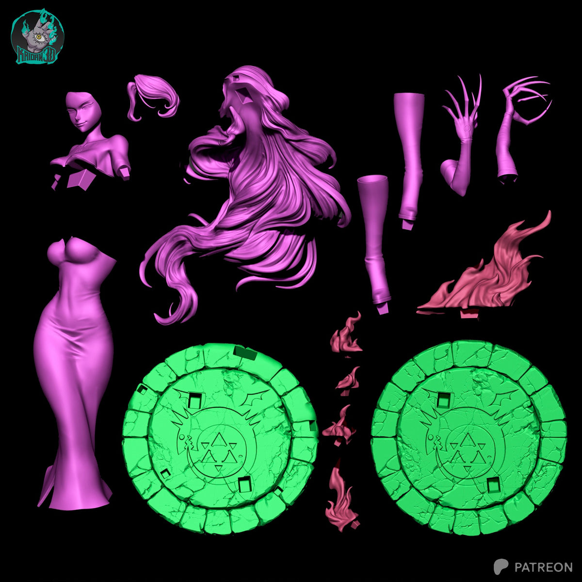 Lust resin figure