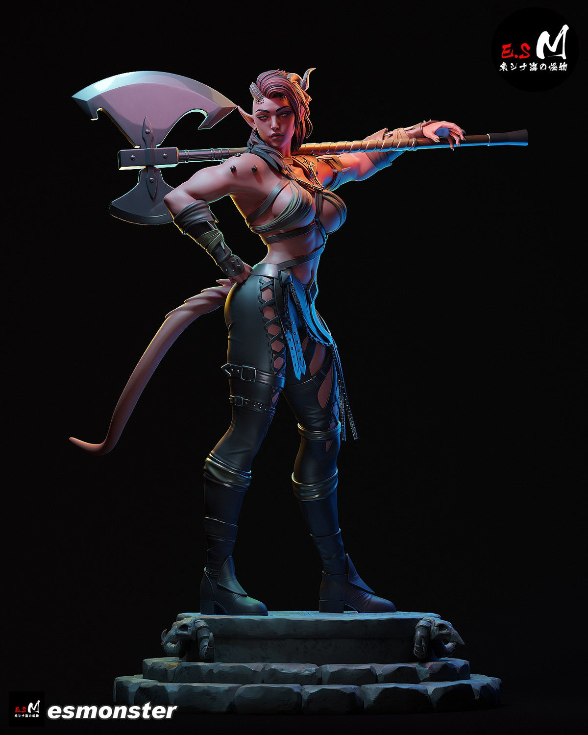 Karlach resin figure