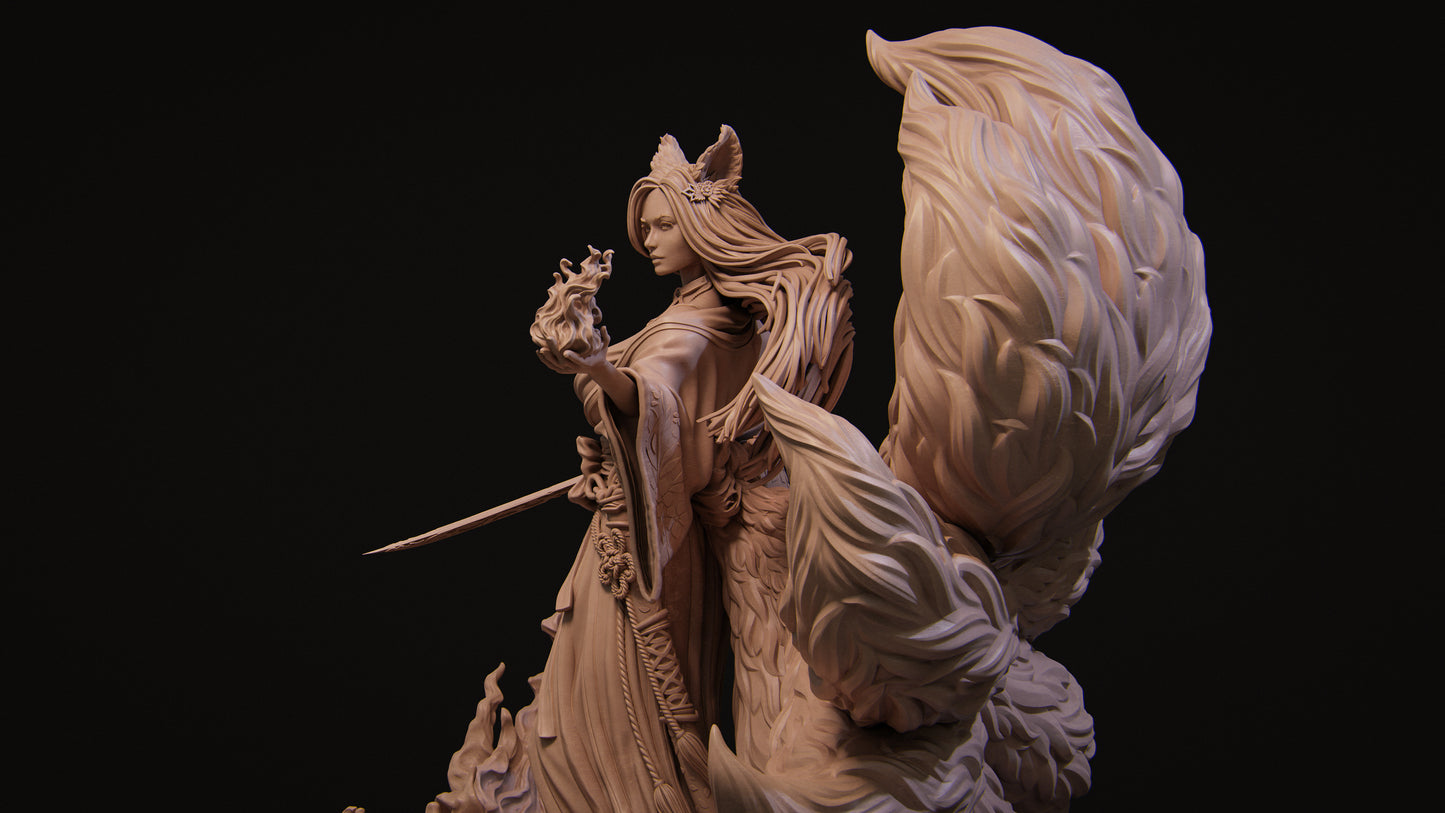 Kasumi Tanoue | 32mm–140mm | 3D Printed Figure | Art Piece | Exclusive Original | Nerdy Creations