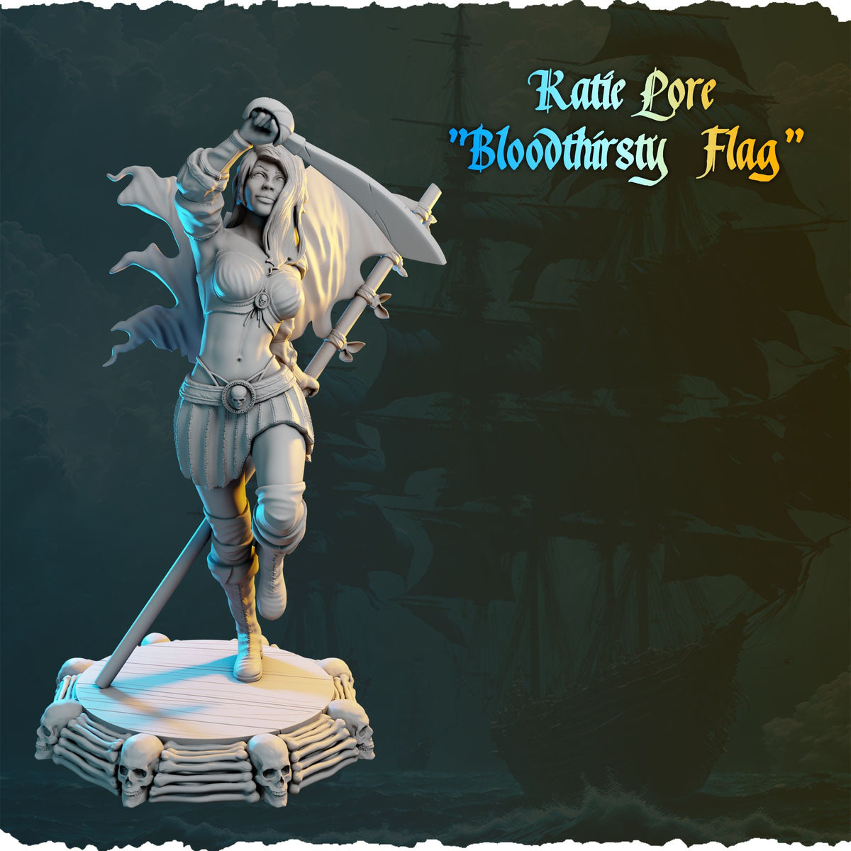 Katie Lore resin figure