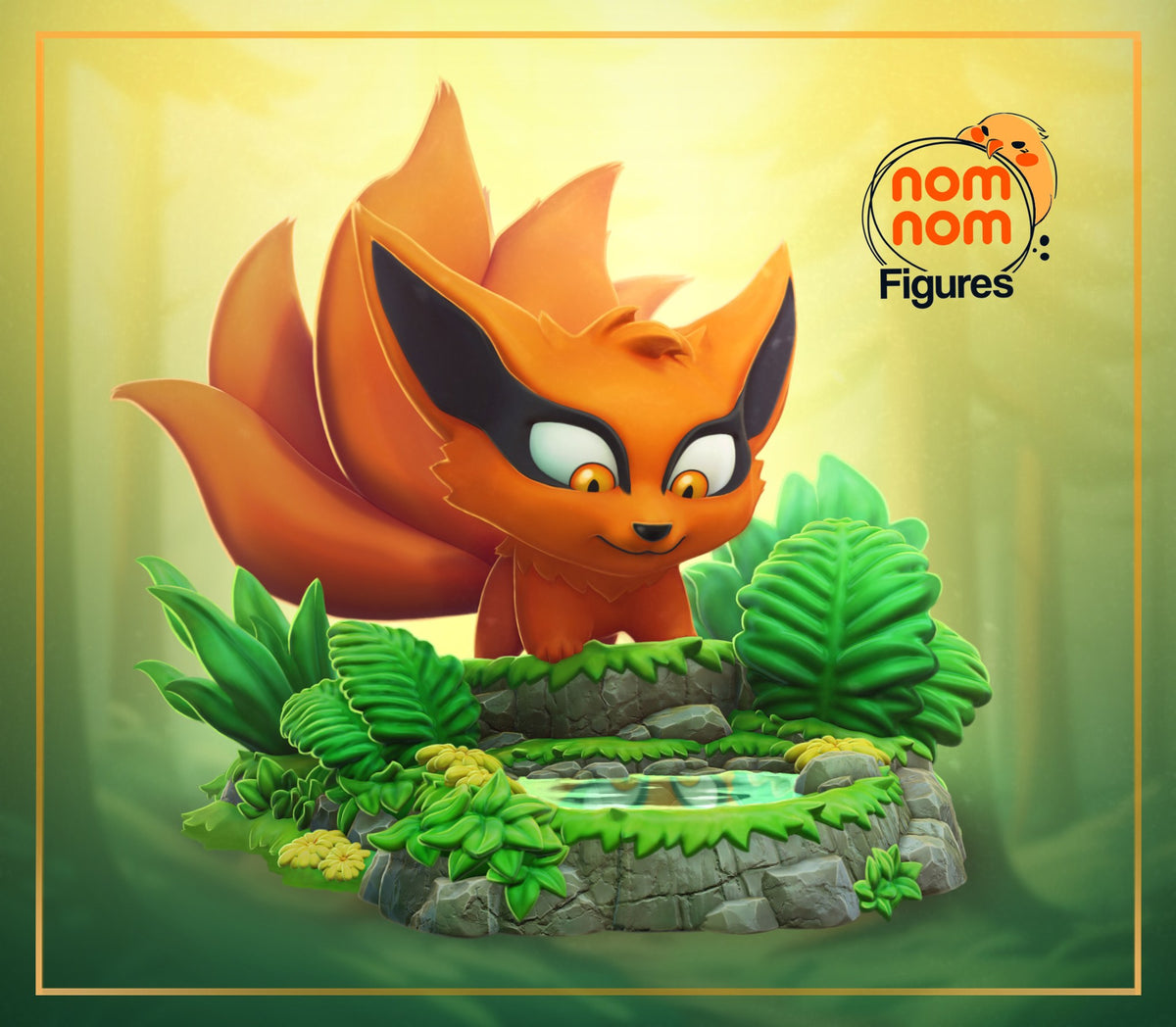 Chibi Kurama resin figure