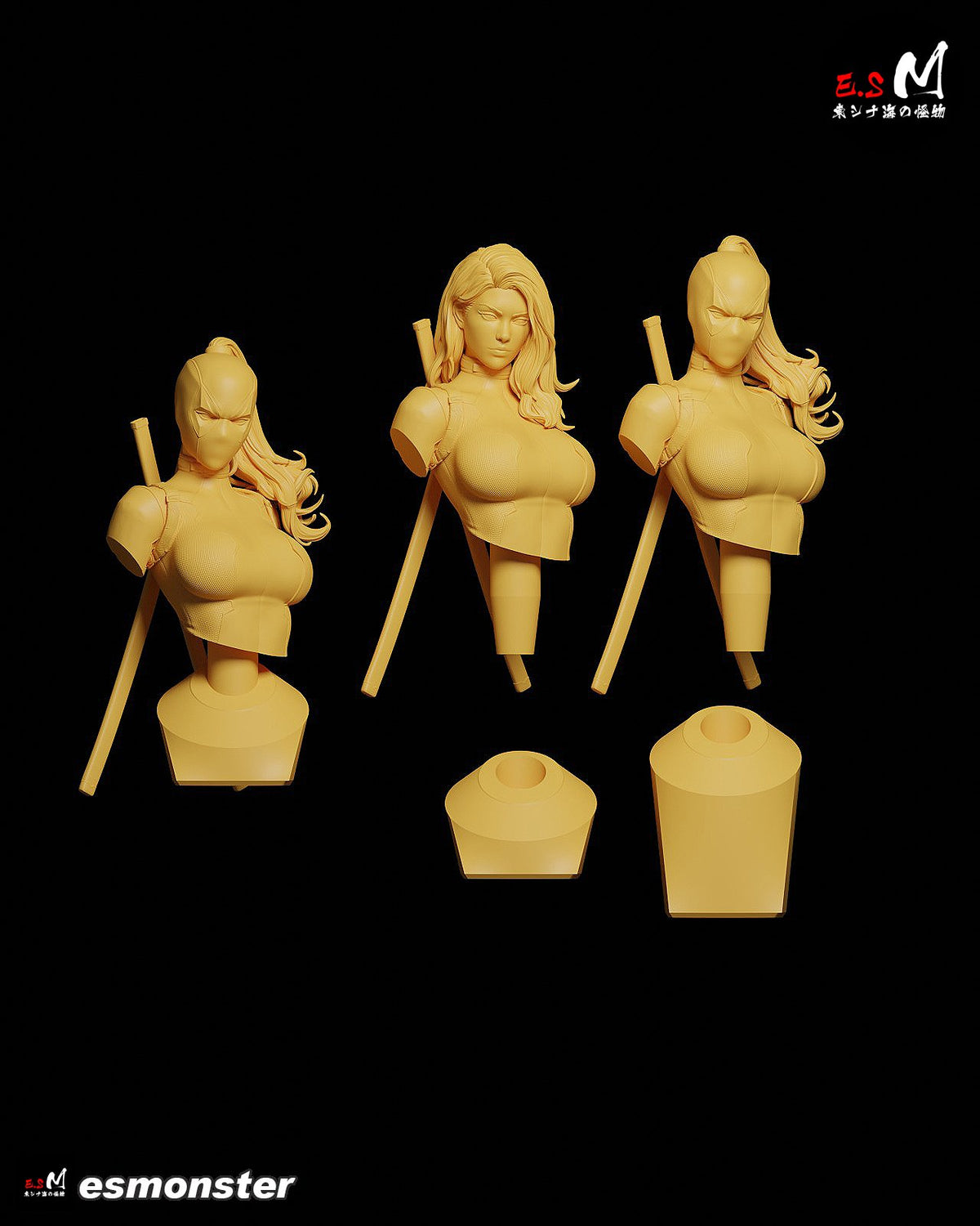 Lady Deadpool resin figure