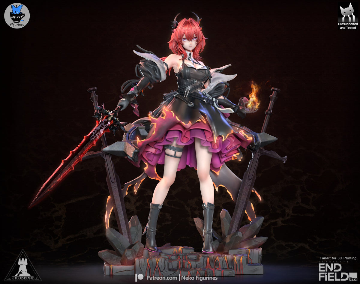 Laevatain (Arknights Enfield) resin figure