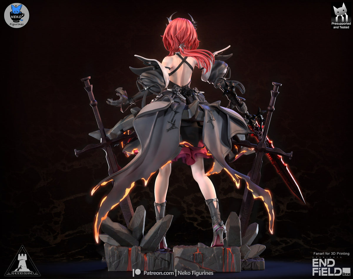 Laevatain (Arknights Enfield) resin figure