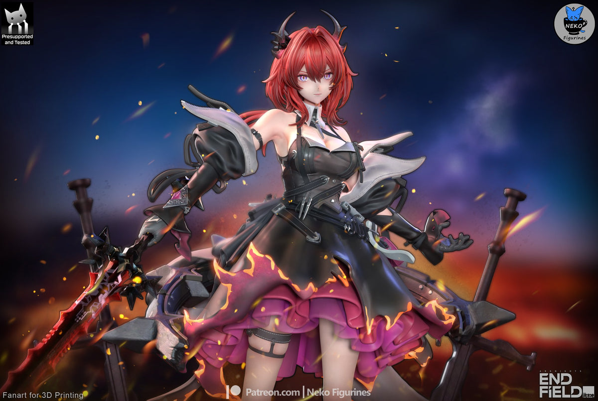 Laevatain (Arknights Enfield) resin figure