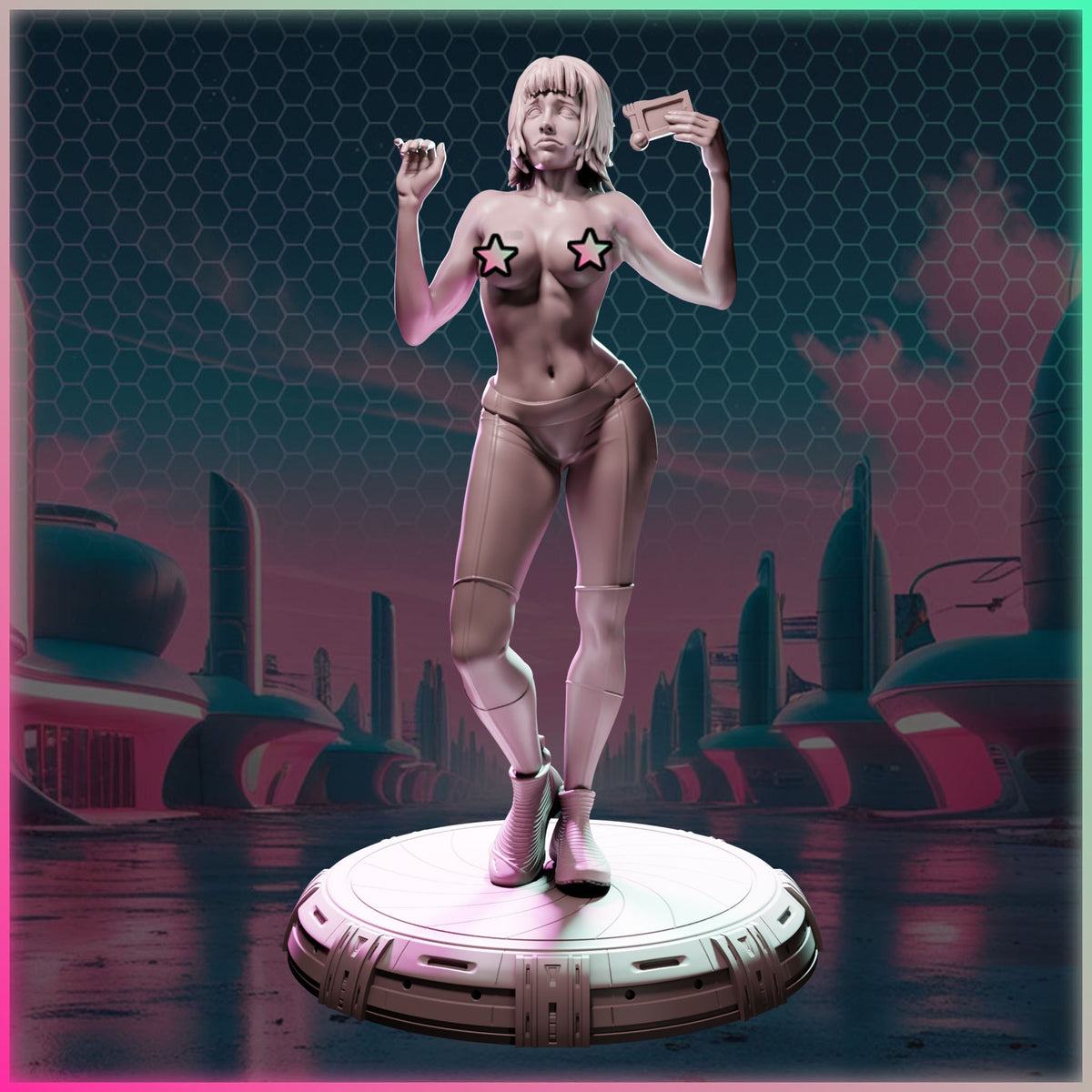 Leela resin figure