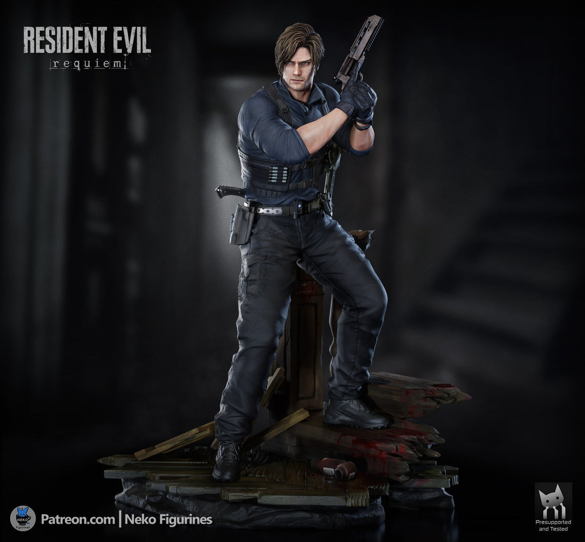 Leon Kennedy (Resident Evil Requiem) resin figure