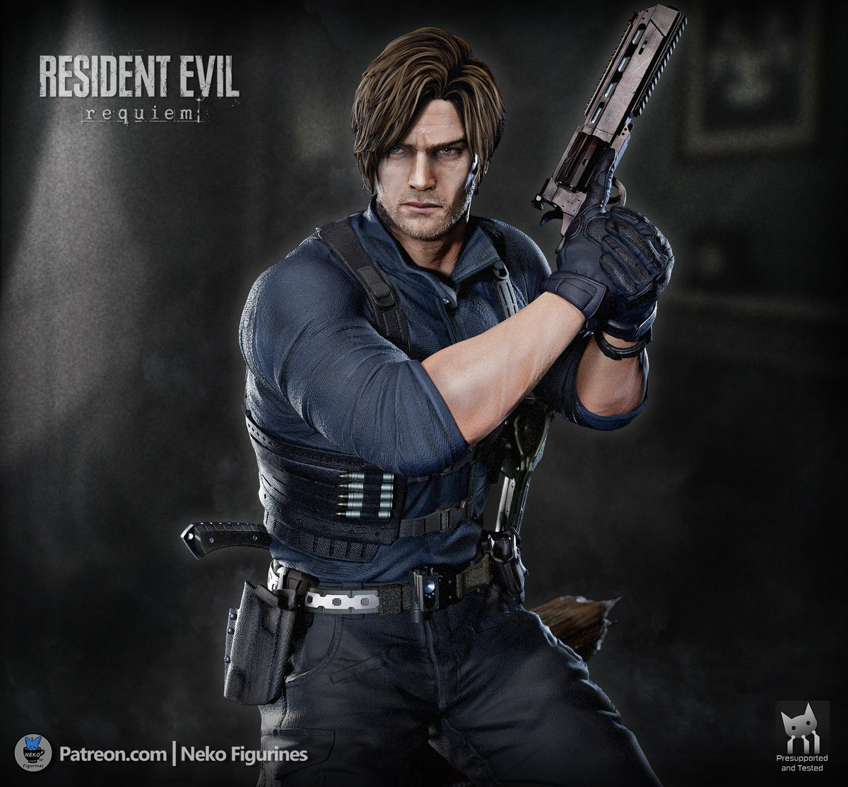 Leon Kennedy (Resident Evil Requiem) resin figure