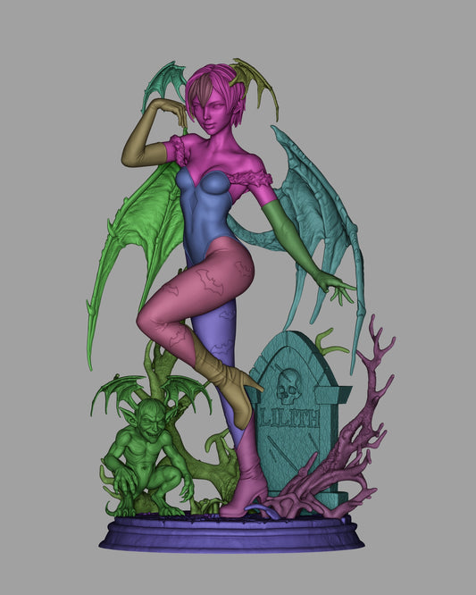 Lilith | 3D Printed Resin Figure | CA3D Studios | Nerdy Creations