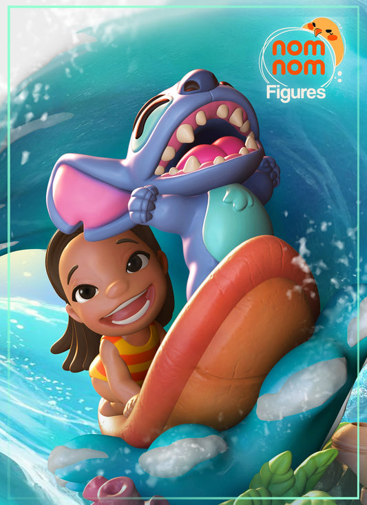 Chibi Lilo & Stitch resin figure