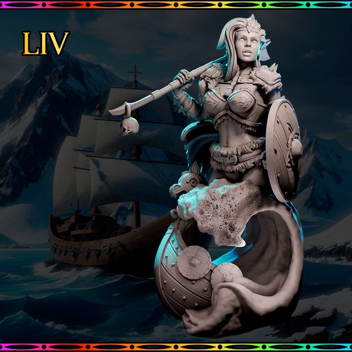 Liv resin figure