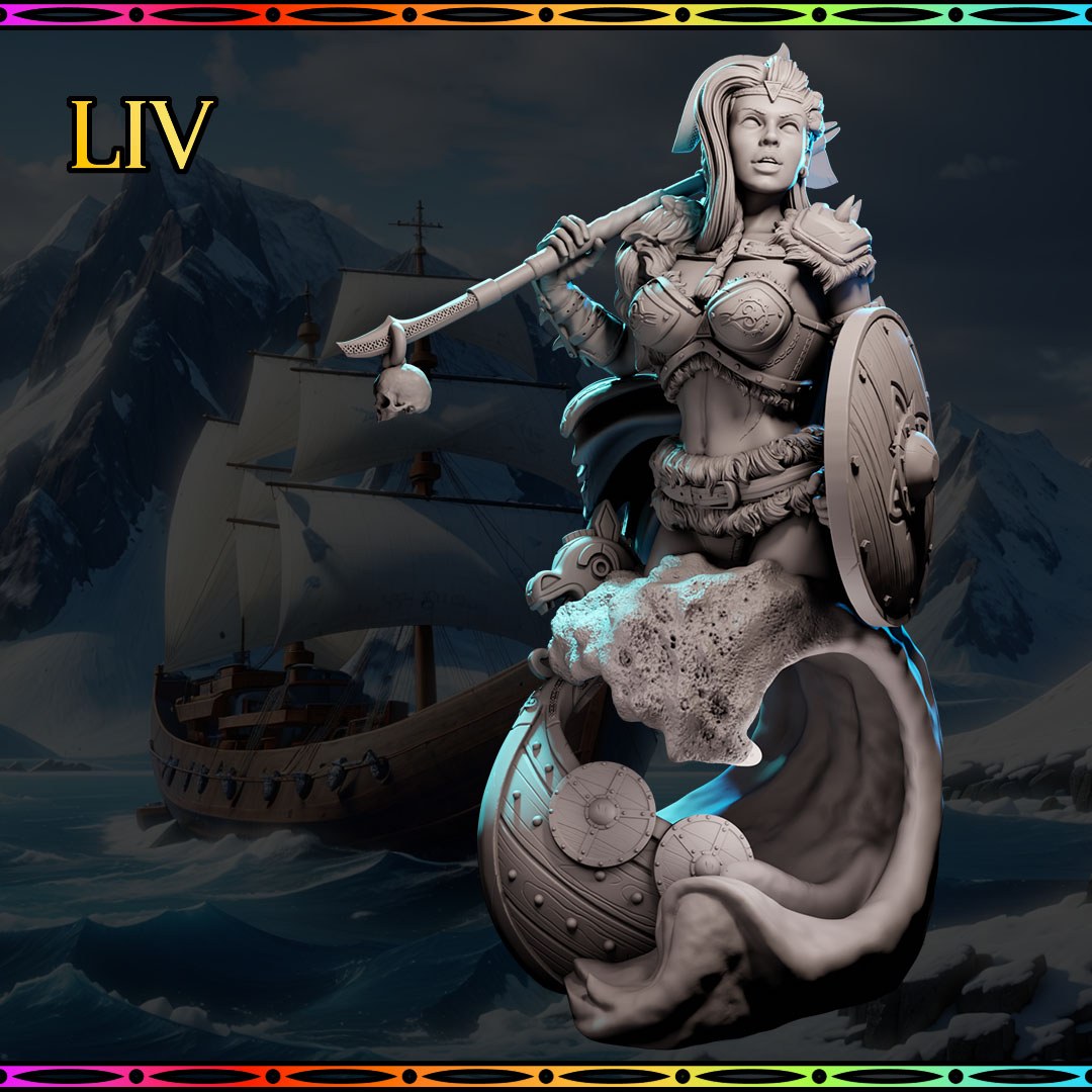 Liv resin figure
