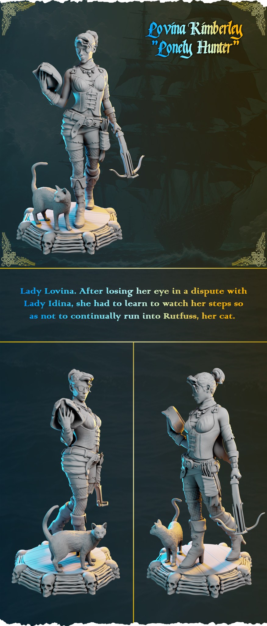 Lovina Kimberley resin figure