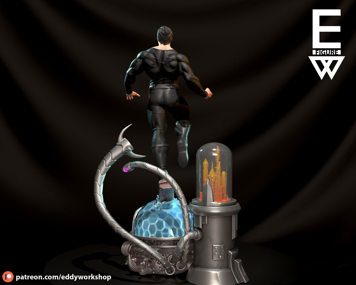 Superman resin figure