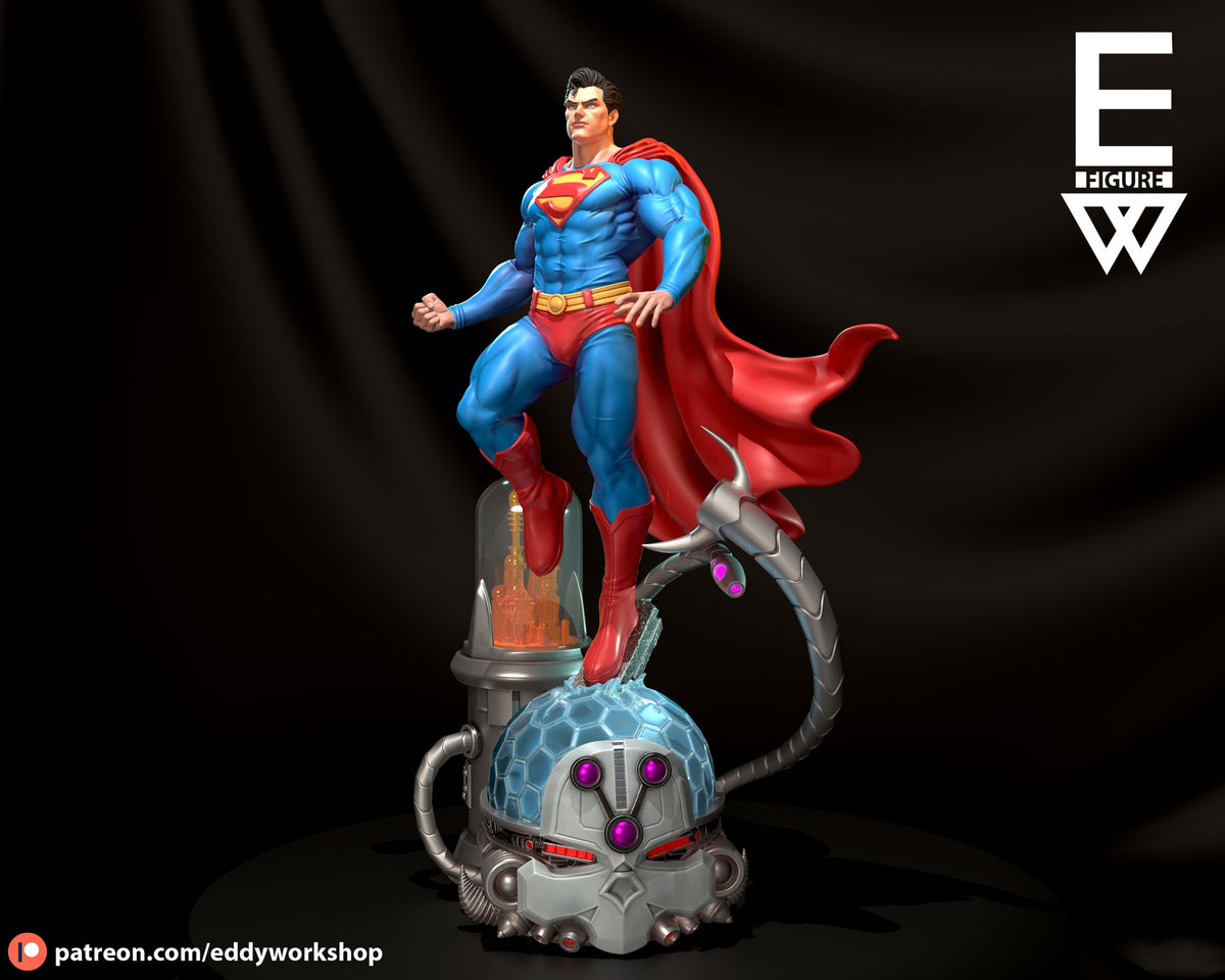Superman resin figure