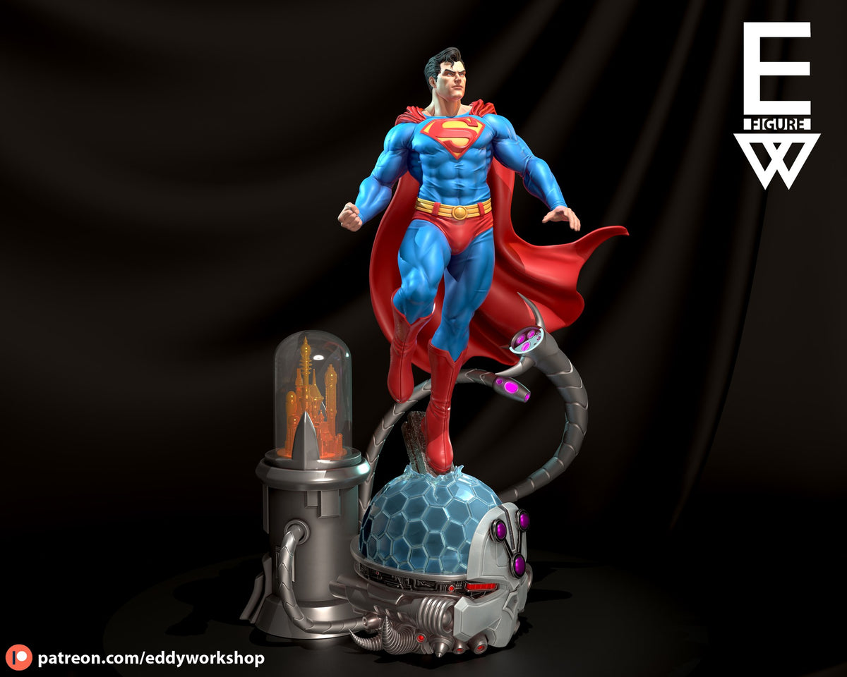 Superman resin figure