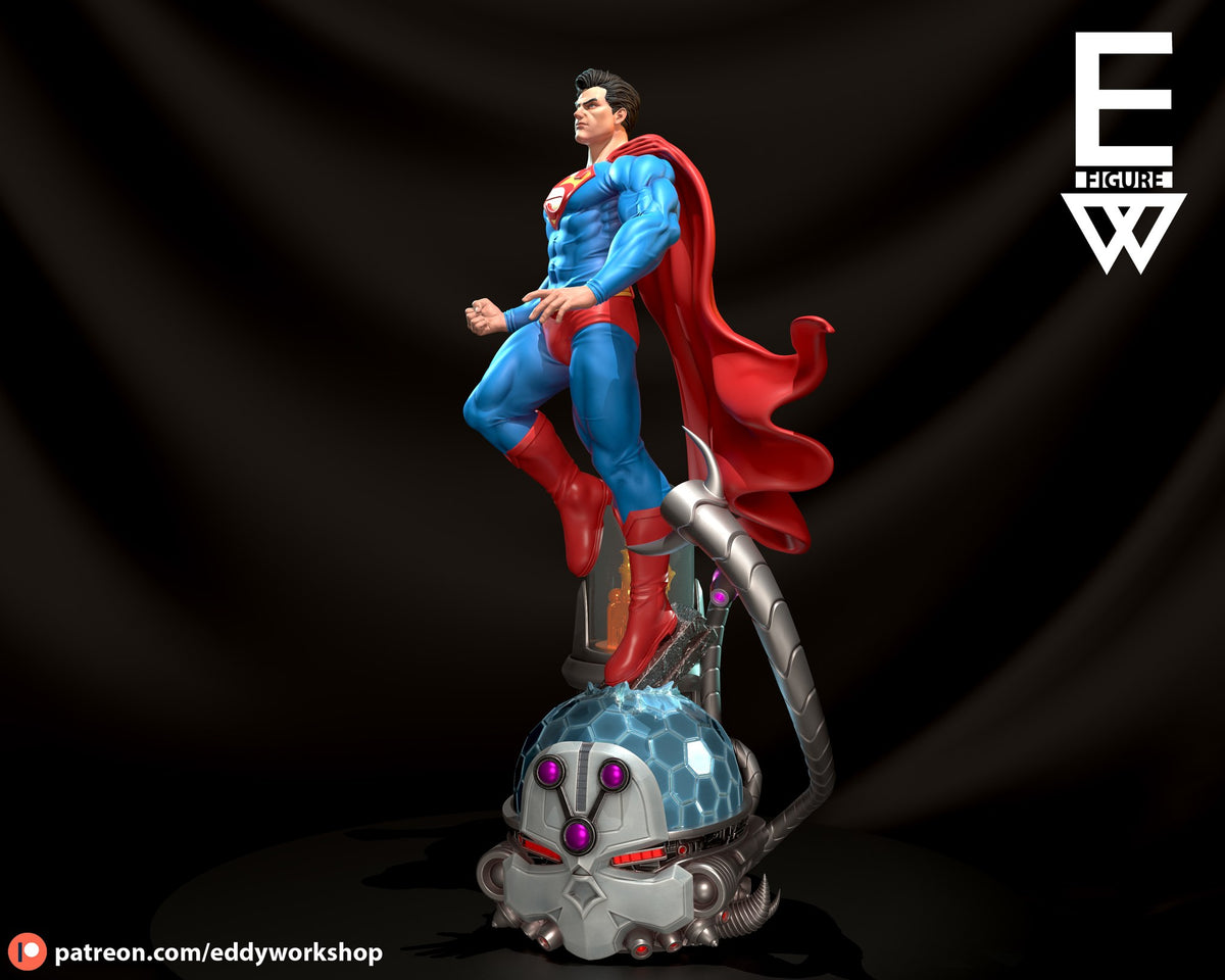 Superman resin figure