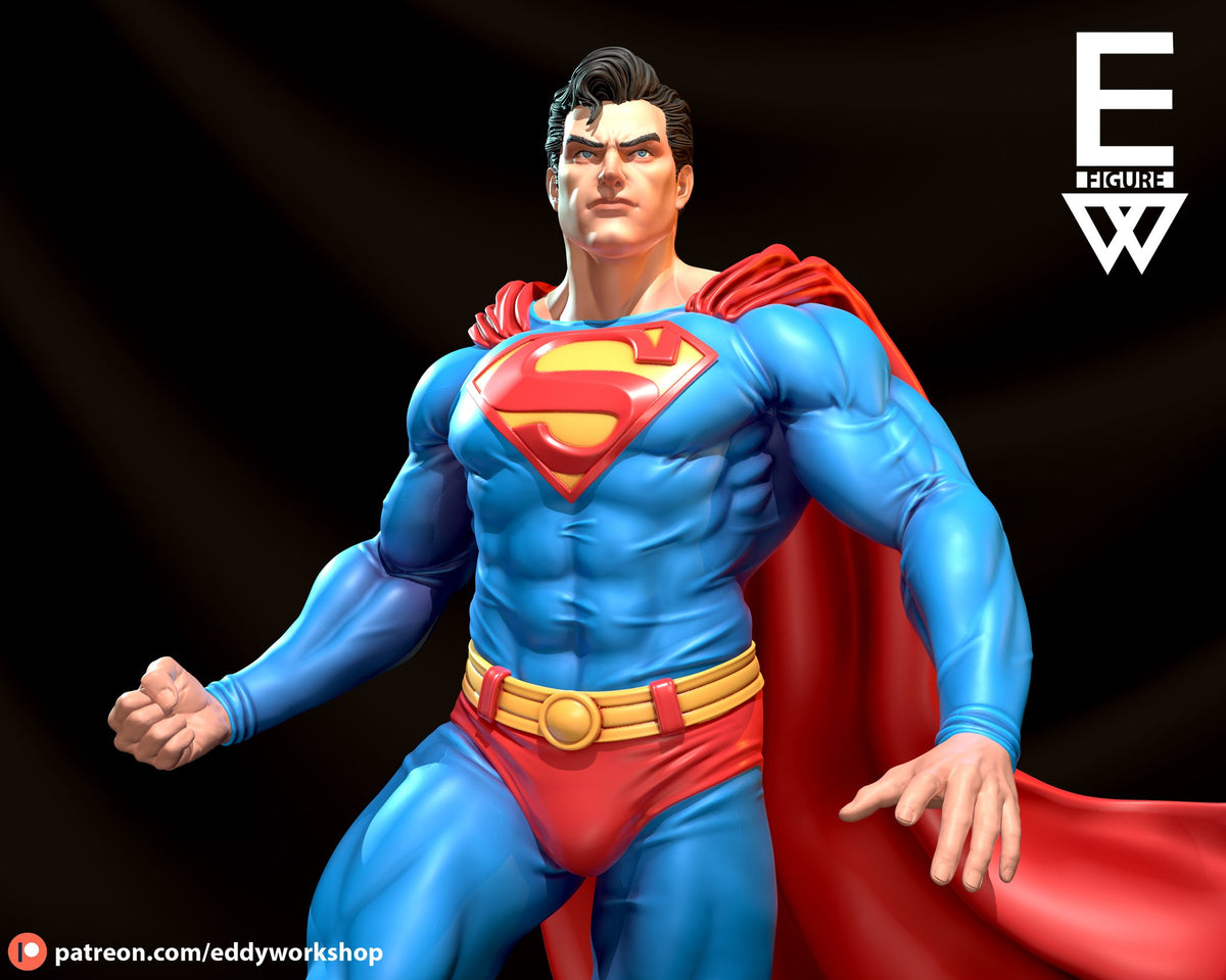 Superman resin figure