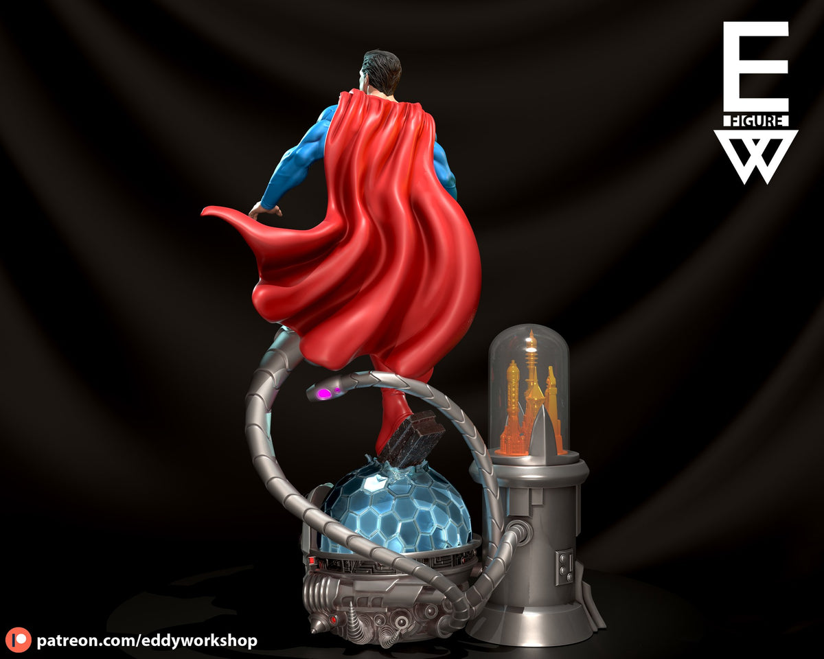 Superman resin figure