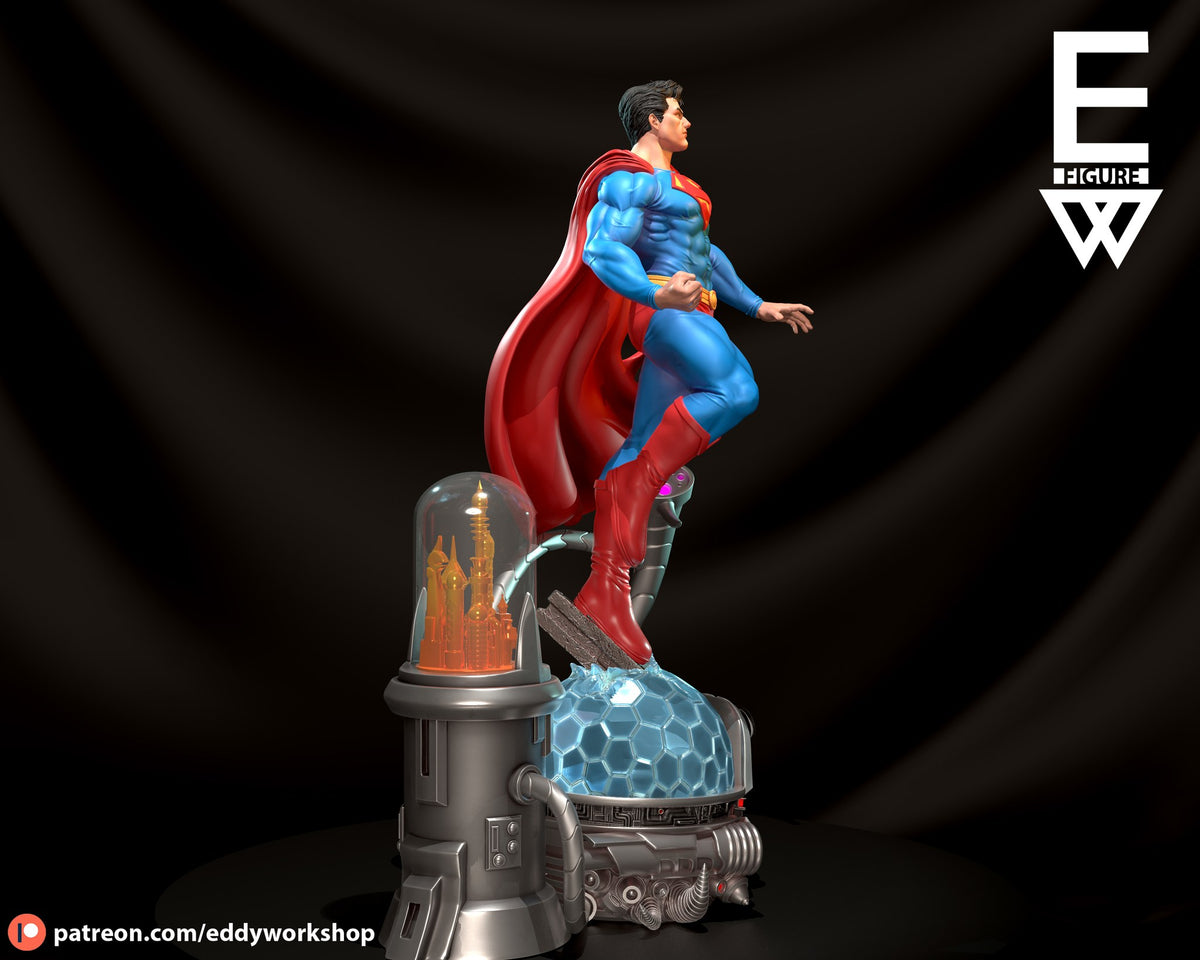 Superman resin figure