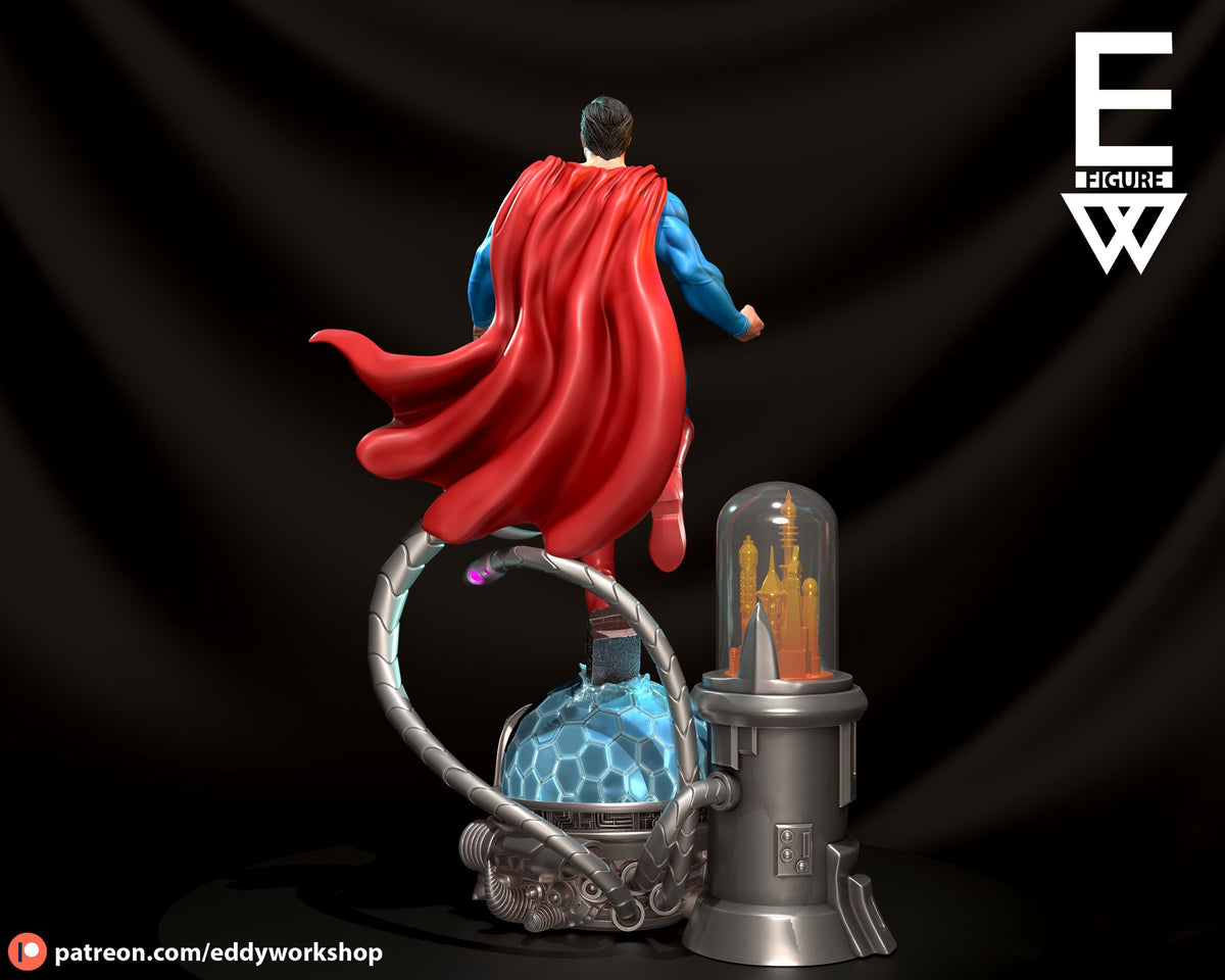 Superman resin figure