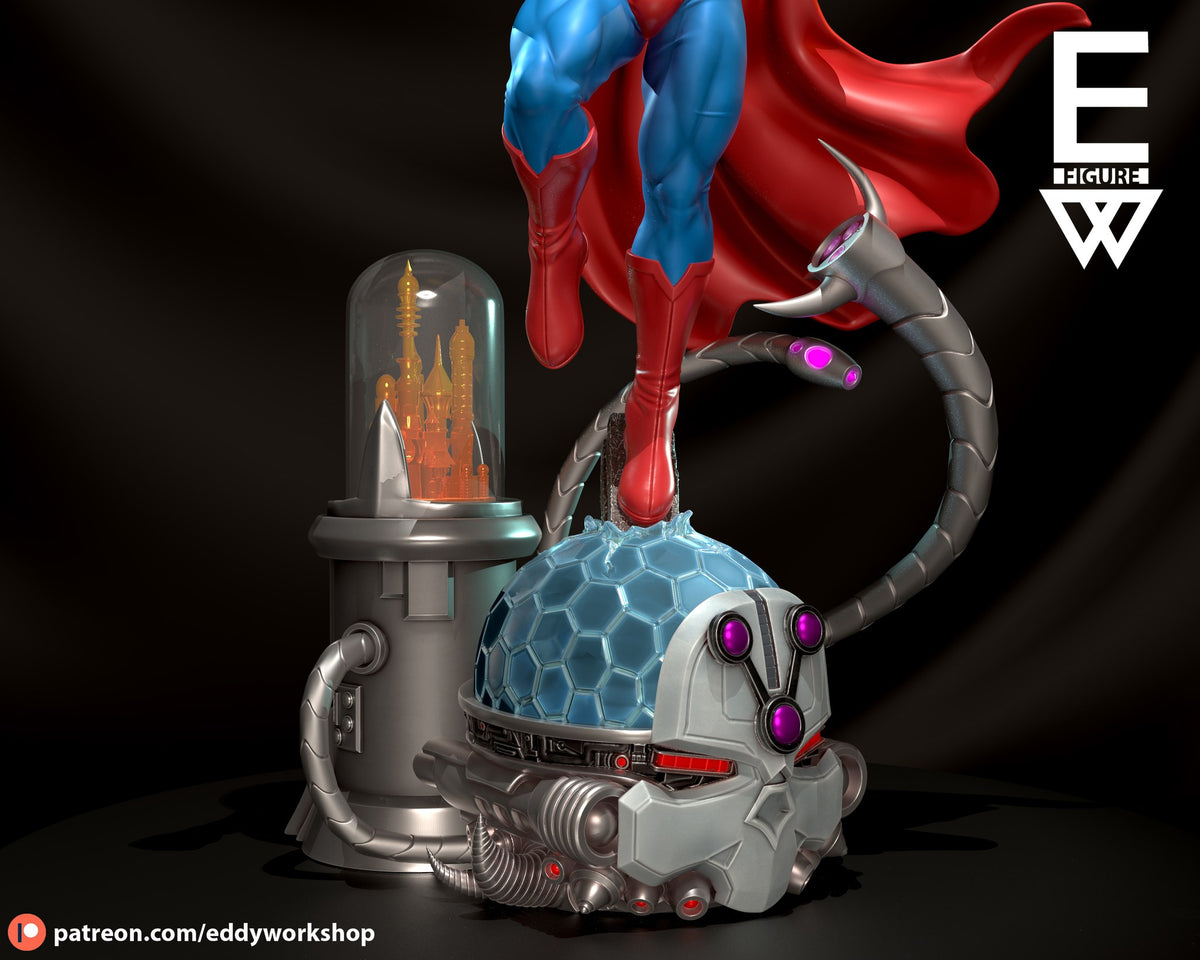 Superman resin figure