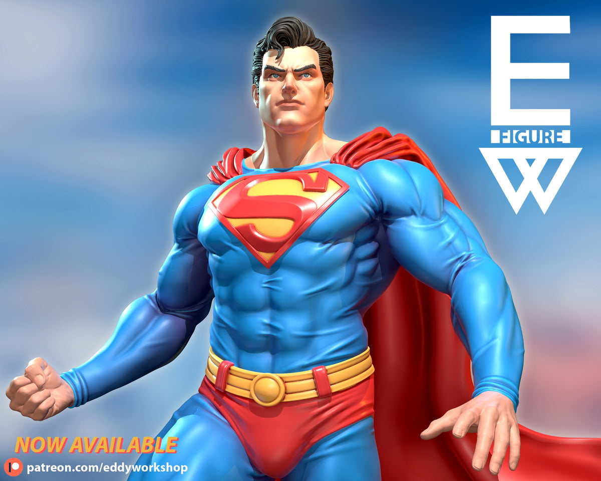 Superman resin figure