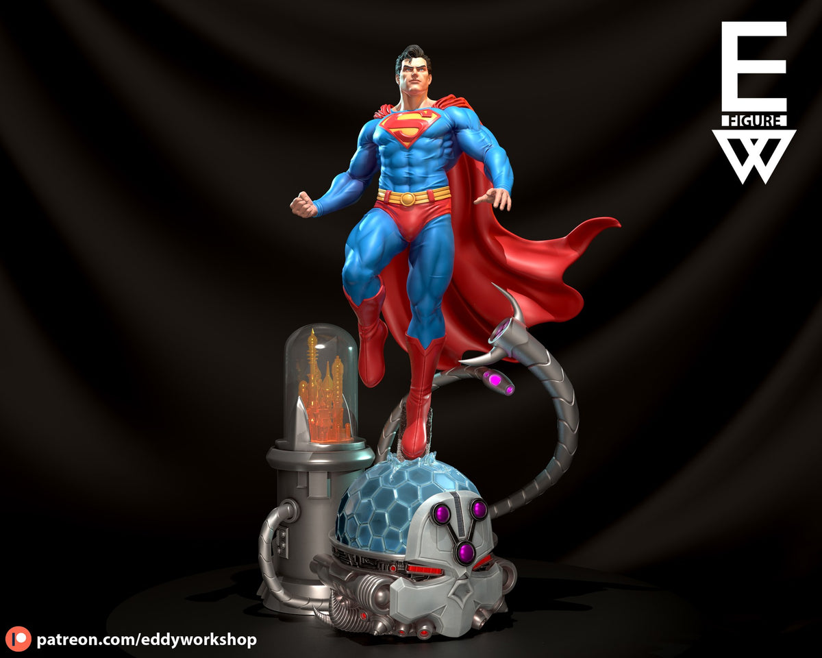 Superman resin figure
