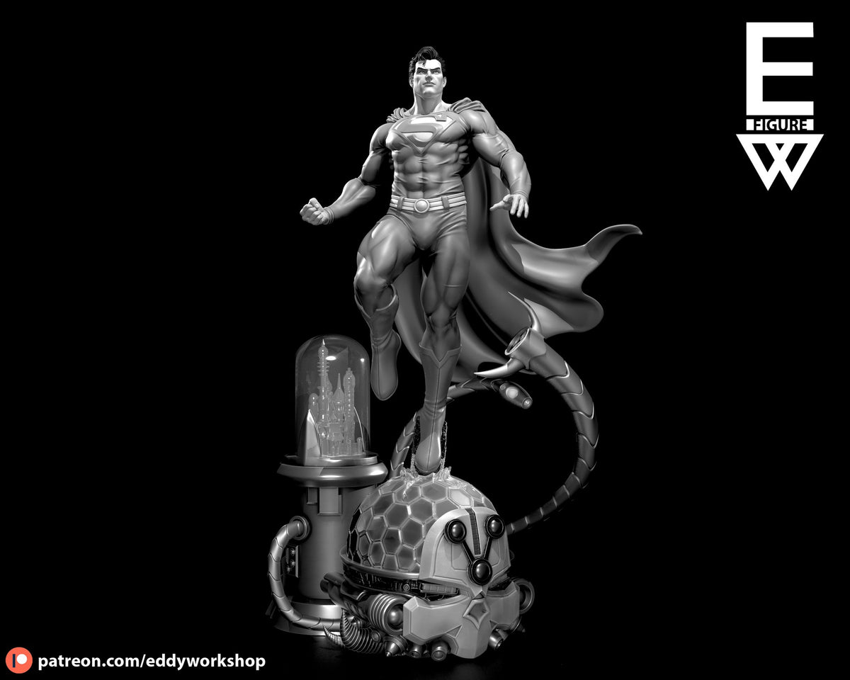 Superman resin figure
