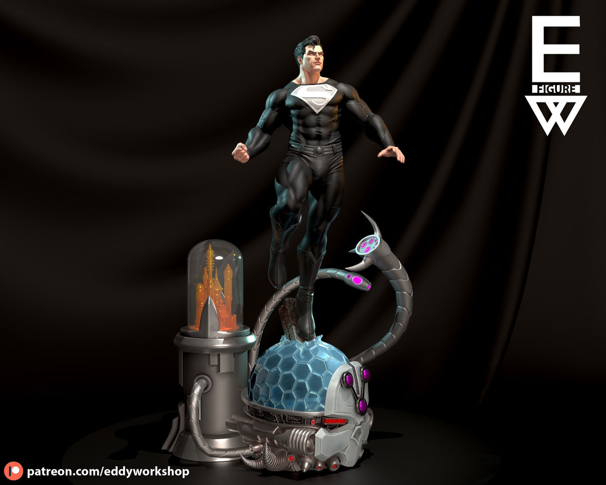Superman resin figure