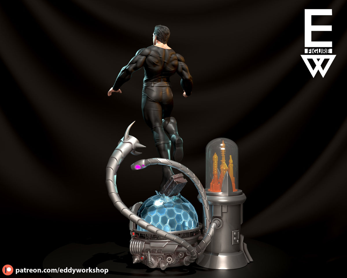 Superman resin figure