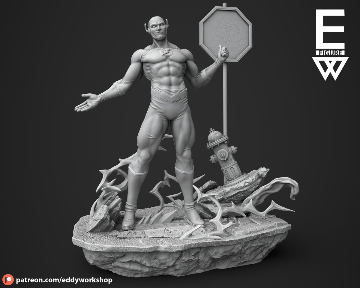 The Flash resin figure