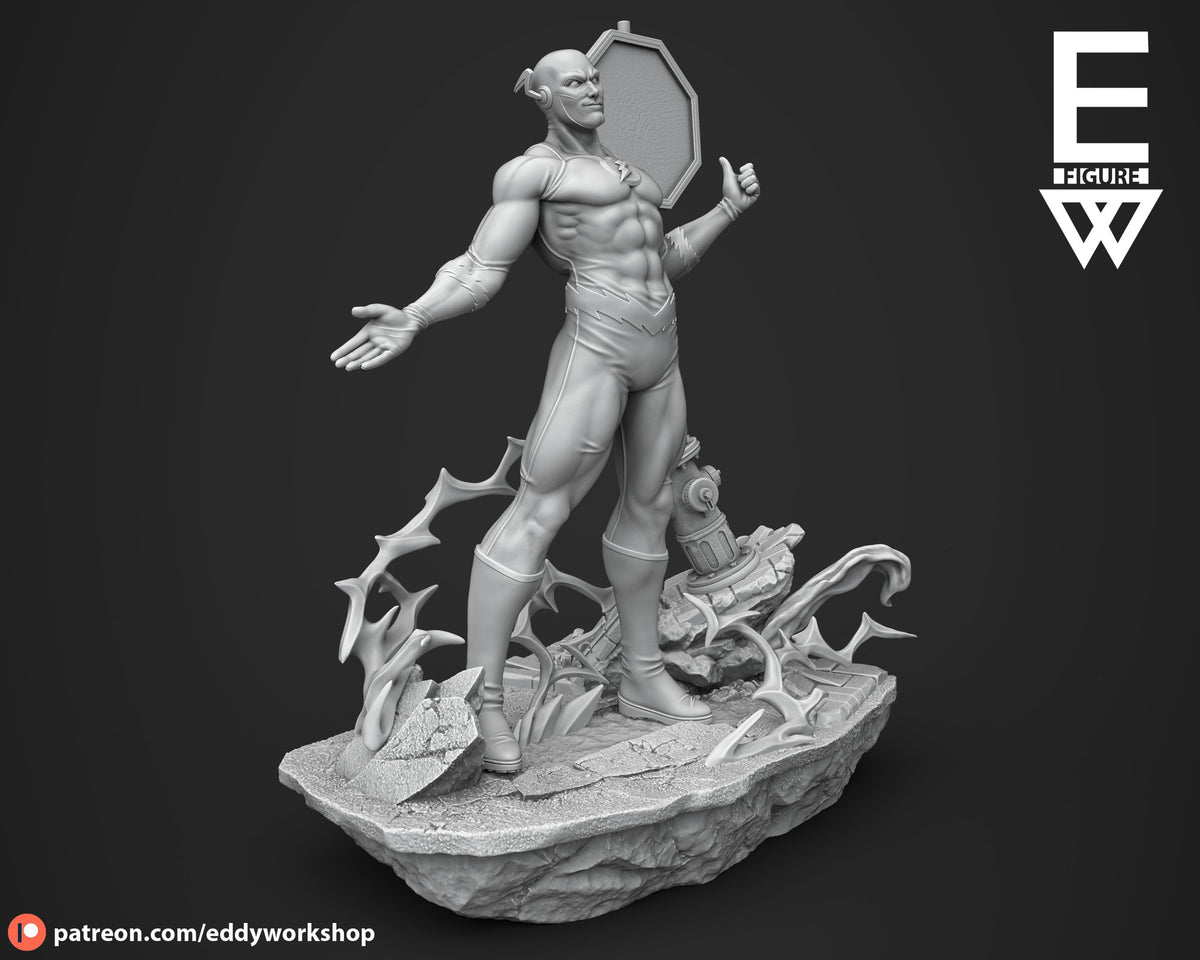 The Flash resin figure