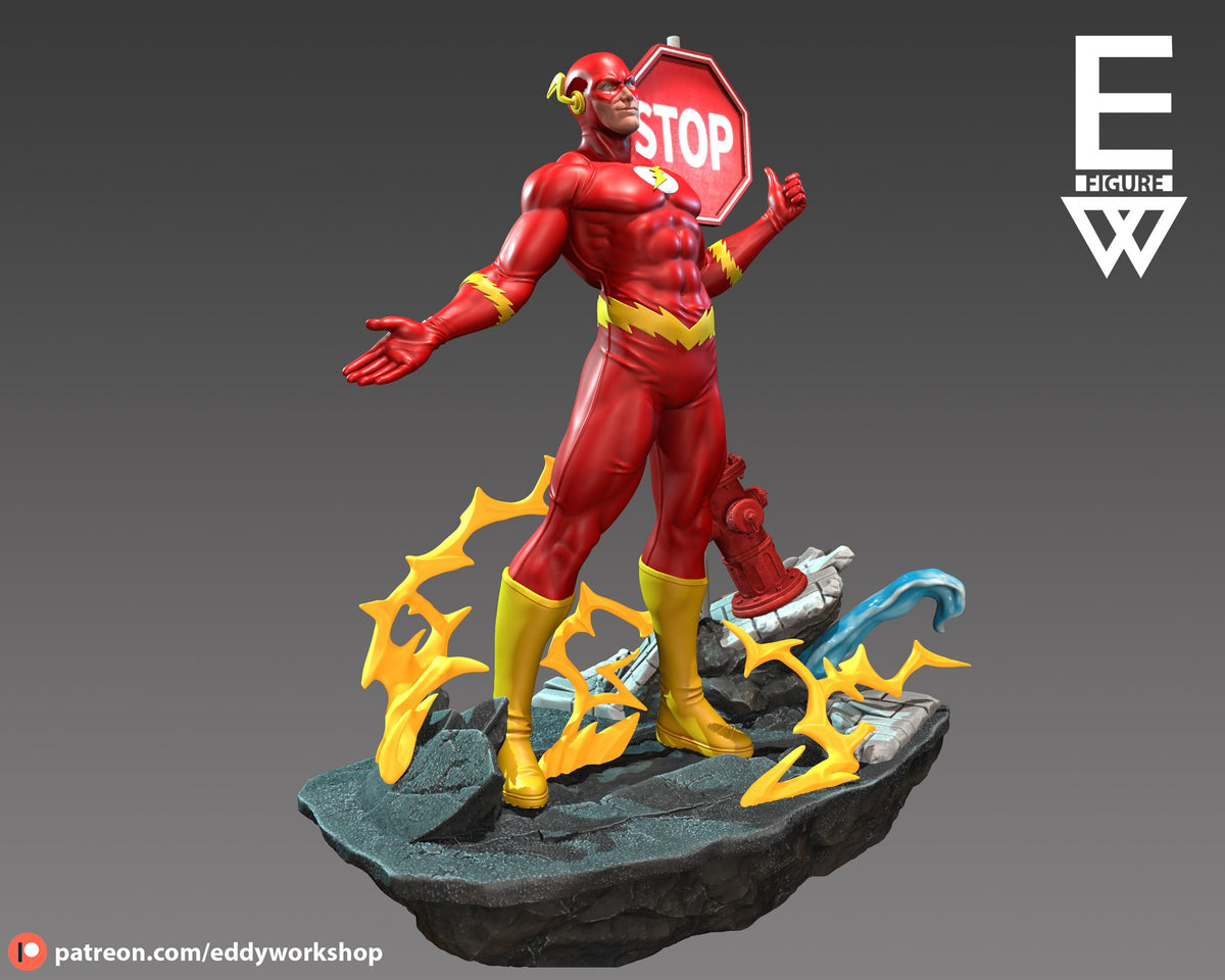 The Flash resin figure