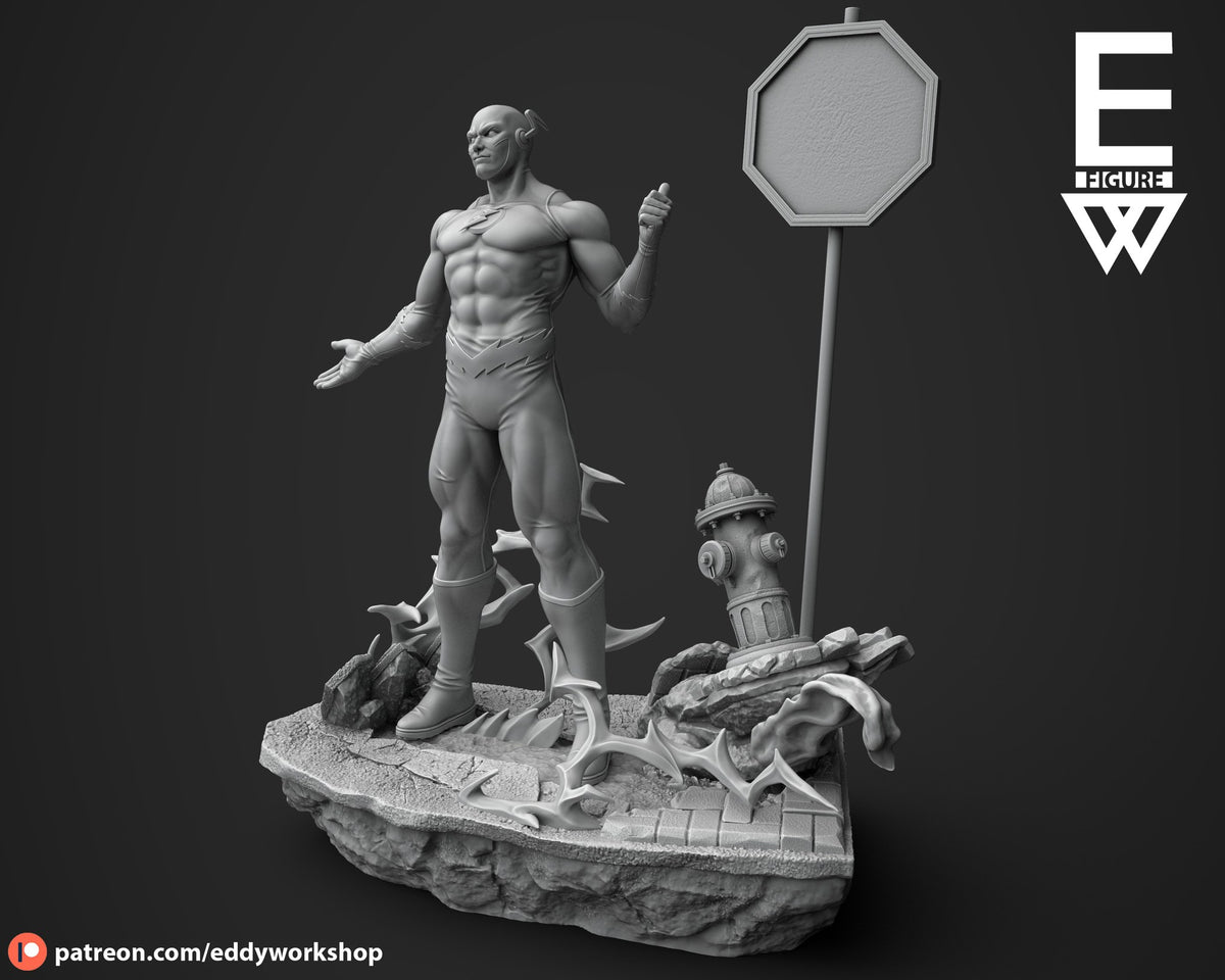 The Flash resin figure