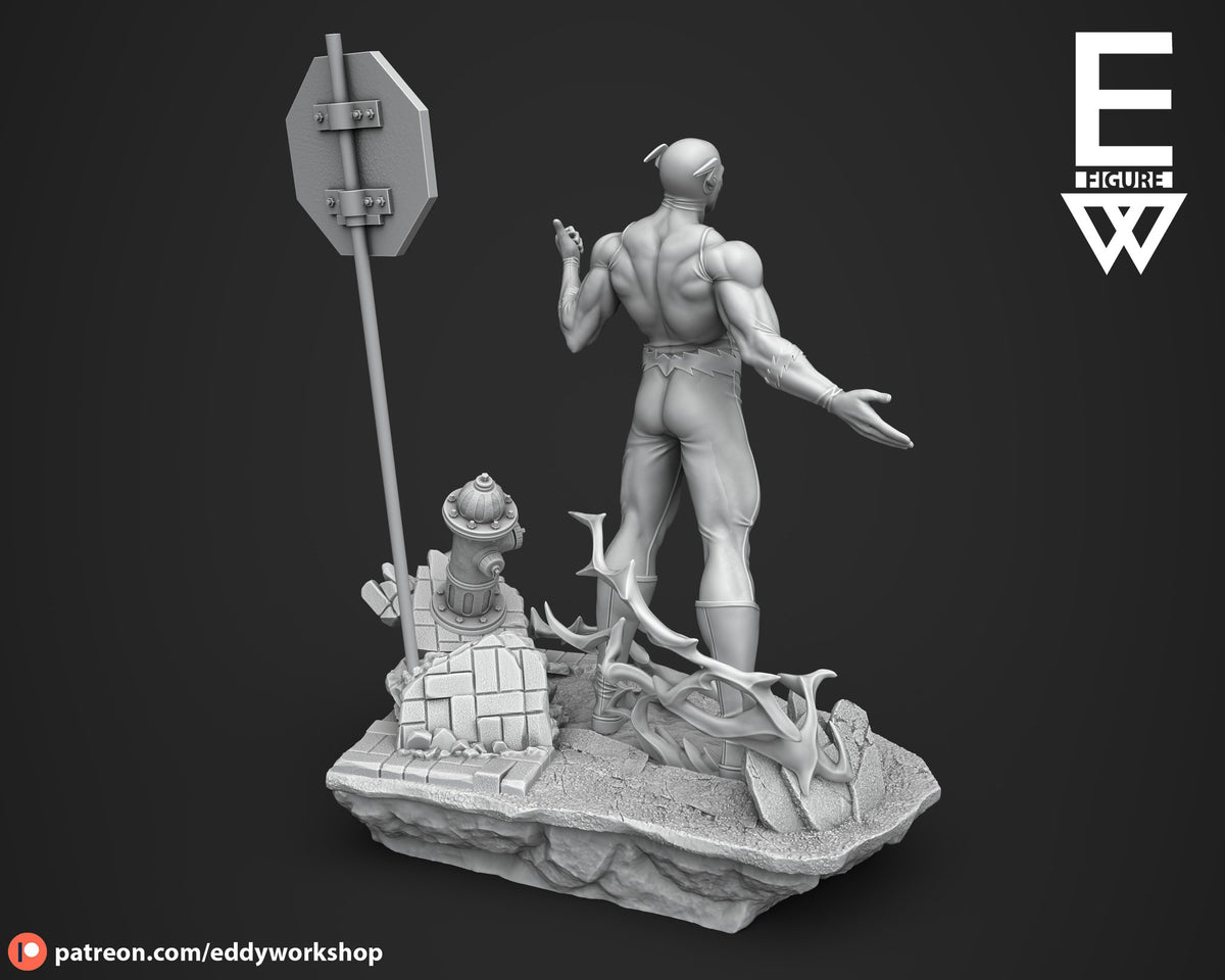 The Flash resin figure