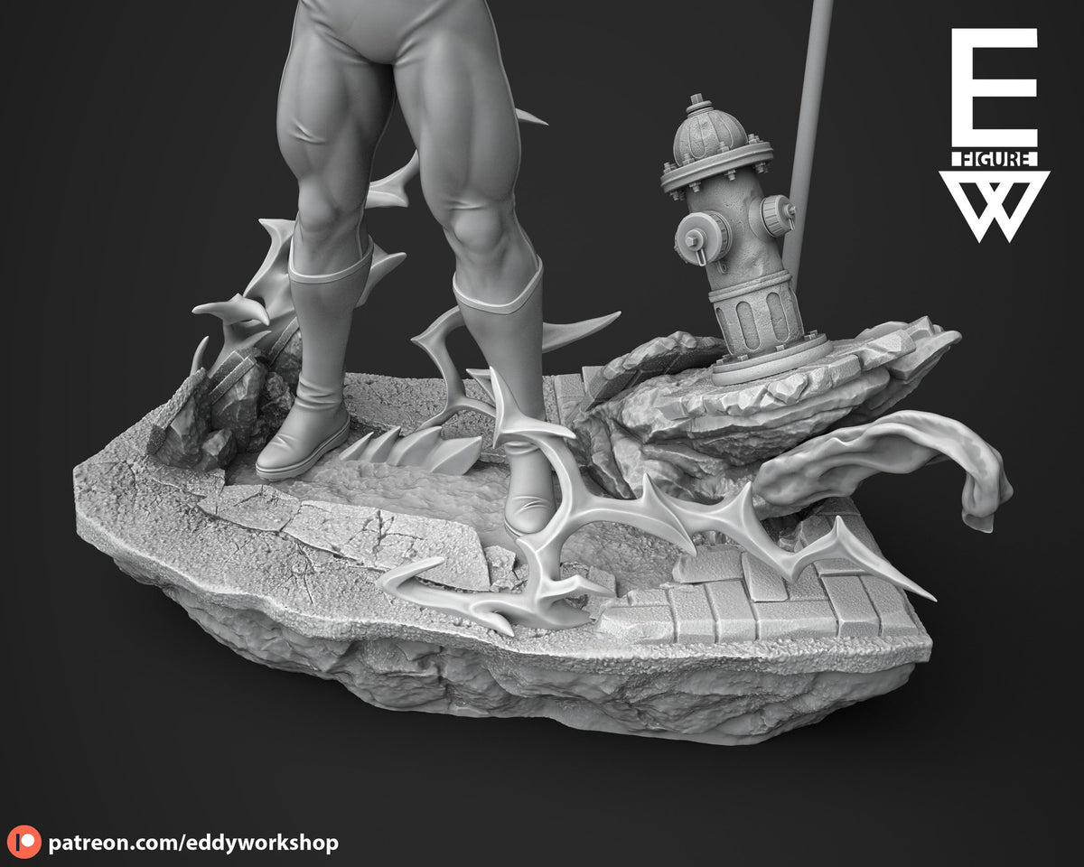 The Flash resin figure