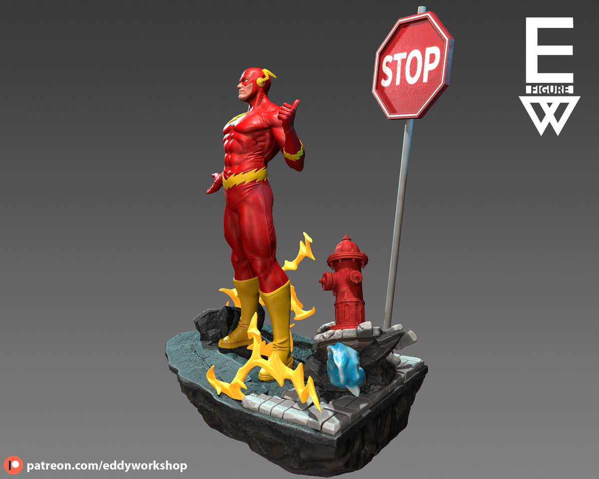 The Flash resin figure