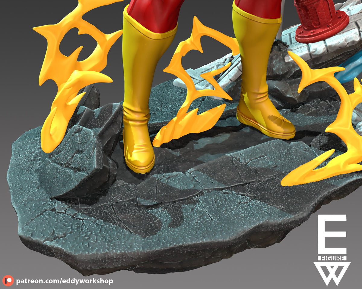 The Flash resin figure