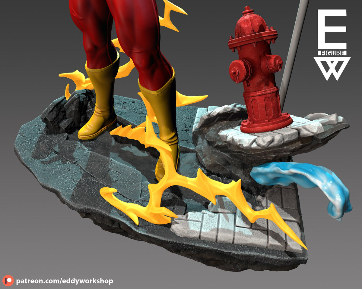 The Flash resin figure